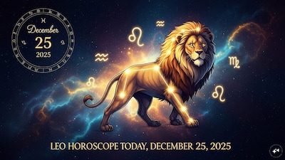 Leo Horoscope Today: Astrological predictions by Chirag Daruwalla for simha rashi on December 25, 2025. (AI generated image)