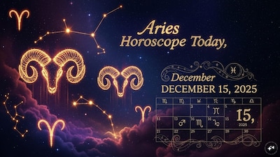 Aries Horoscope Today: Astrological predictions by Chirag Daruwalla for mesha rashi on December 15, 2025. (AI generated image)