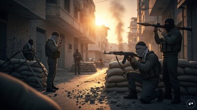 A report echoed recently by officials from Israel warns that Hamas is increasingly deepening operational ties with Lashkar-e-Taiba (LeT). (AI generated image)