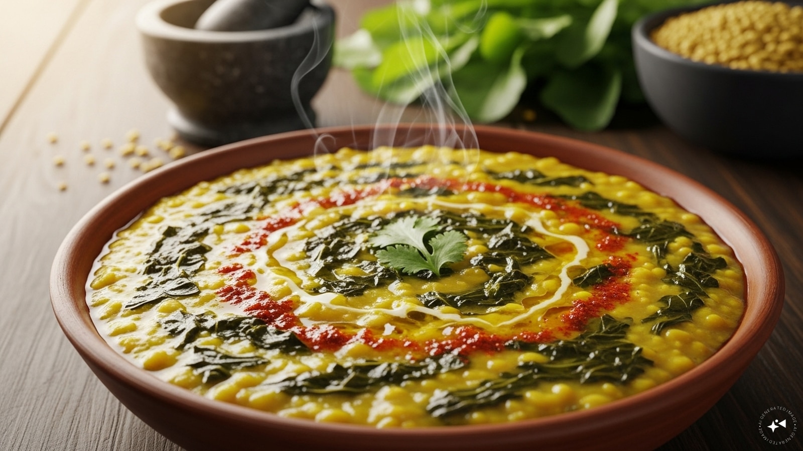 Mustard Greens Dal: Adding chopped mustard greens to lentils creates a nutrient-rich dal. The earthy flavor of moong or masoor dal pairs beautifully with the pungency of mustard leaves, offering a wholesome dish that’s both protein-packed and seasonal.