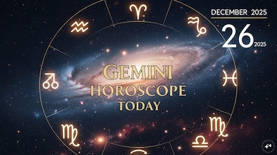 Gemini Horoscope today: Astrological predictions by Chirag Daruwalla for mithuna rashi on December 26 2025. (AI-generated image)
