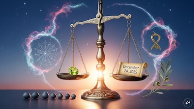 Libra Horoscope Today: Astrological predictions by Chirag Daruwalla for tula rashi on December 24 2025. (AI generated image)