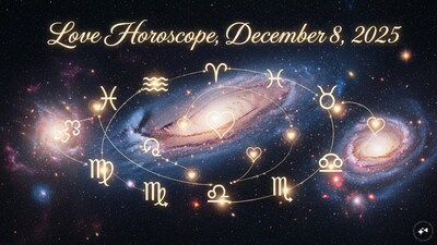 Love Horoscope Today, December 8, 2025, Know daily relationship horoscope for zodiac signs. 