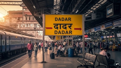 Dadar railway station handles about 5 lakh commuters daily on the Western line alone. (AI generated for representation)