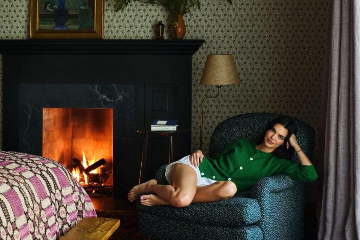 Kendall Jenner’s Woodsy ‘Grandma Chic’ Mountain Home Is Vintage-Coded