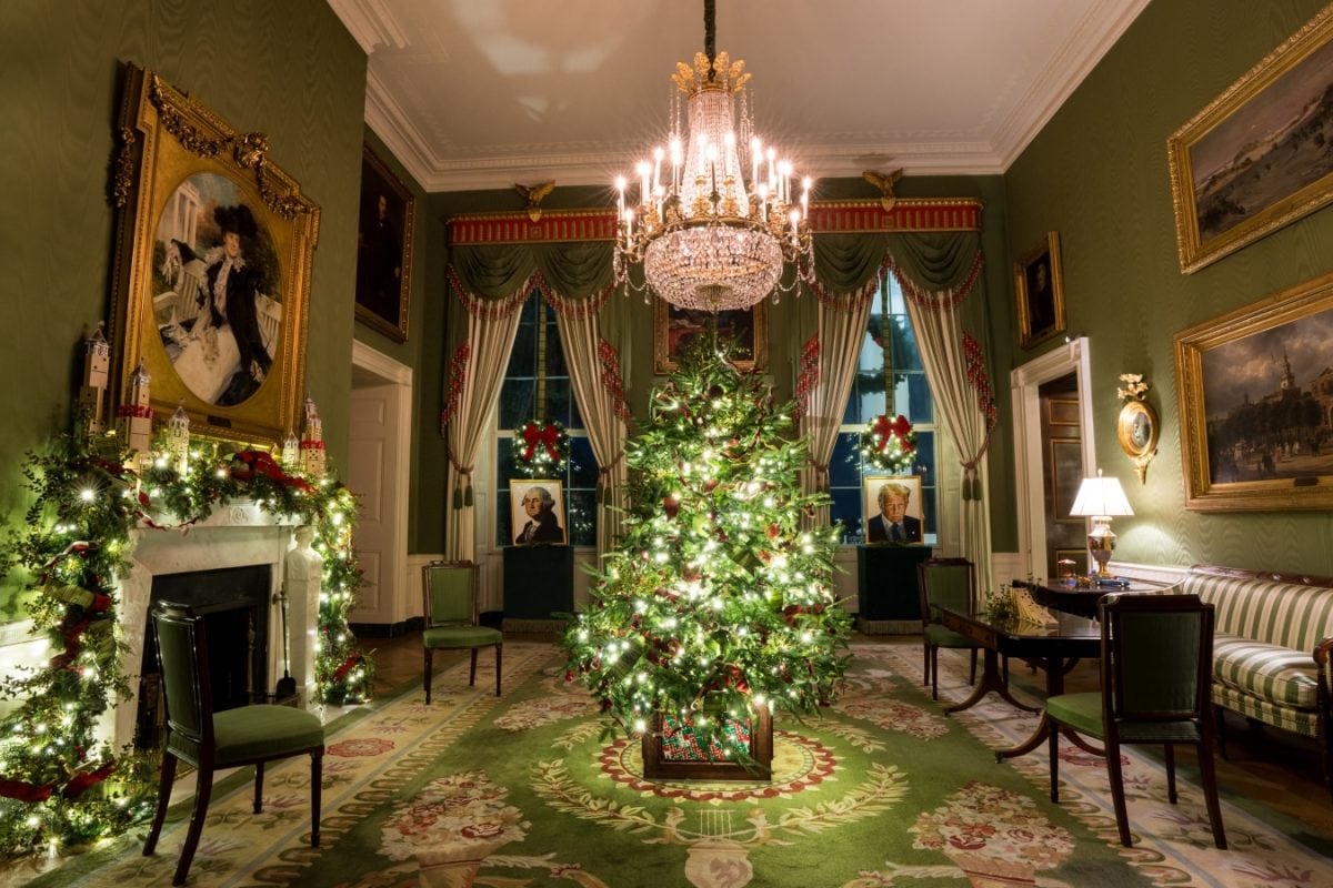 First Lady Melania Trump Unveils 2025 White House Christmas Decor | Photos