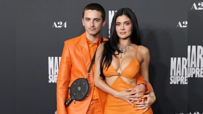 Timothee Chalamet and  Kylie Jenner shut down breakup rumours in matching organe fits 