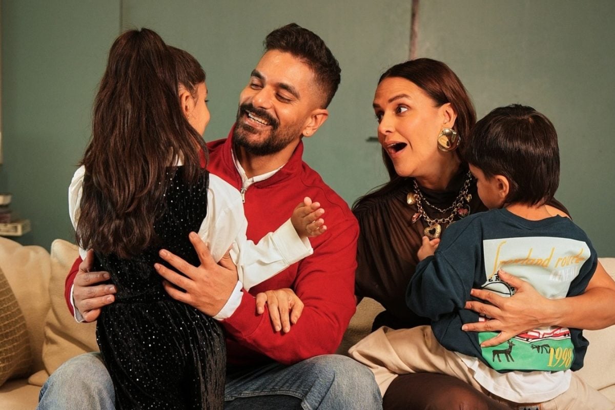 Inside Angad Bedi And Neha Dhupia’s Chic Mumbai Pad, With Vintage Mirrors And Art Corners