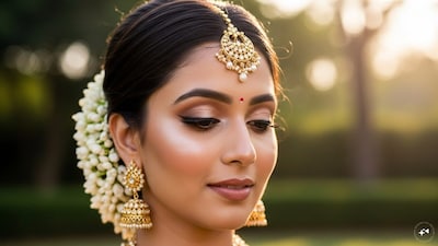 A winter wedding calls for dewy skin, not uneven, patchy skin tone 
