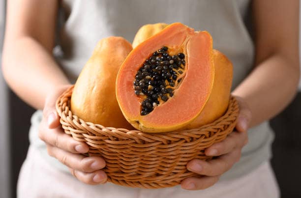 Papaya: Rich in vitamins A and C and digestive enzymes, papaya boosts immunity, improves gut health, and supports winter wellness.