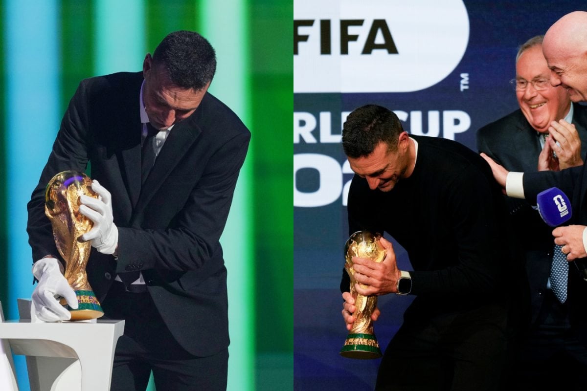 FIFA Apologises After Lionel Scaloni Asked To Wear Gloves While Handling World Cup Trophy