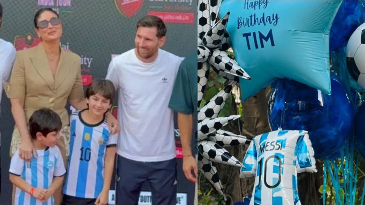 Kareena Kapoor’s Son Taimur Ali Khan Gets A special Birthday Surprise With Lionel Messi’s Touch | Bollywood News