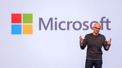 In its detailed blog, Microsoft said India stands at a pivotal moment in its AI journey, emerging as a frontier AI nation defined by impact at scale. (AFP)