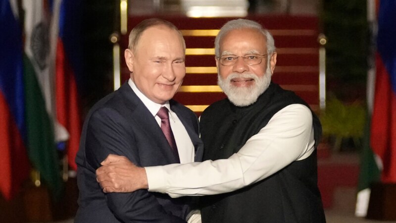 PM Modi with Russian President Vladimir Putin (Credits: PTI)