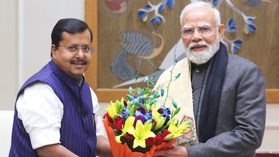 PM Modi met BJP National Working President Shri Nitin Nabin (Credits: X)