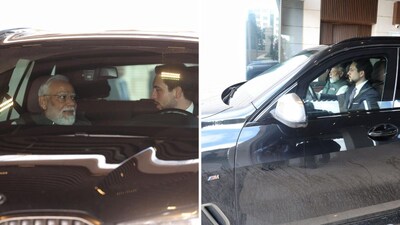 PM Modi with the Crown Prince. (X)