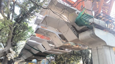 Bengaluru's Ejipura flyover: After years of delays and intermittent halts, work has regained pace in recent months. (X)