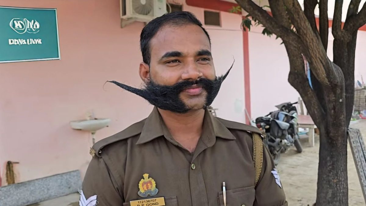 UP Police Head Constable's Moustache Makes Him Local Celebrity