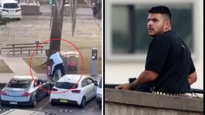 A picture of one of the Bondi beach attackers (right) reposted by Sharren Haskel on X.