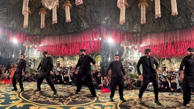 The three men were dancing to Dhurandhar’s title track. (Photo Credits: Instagram)