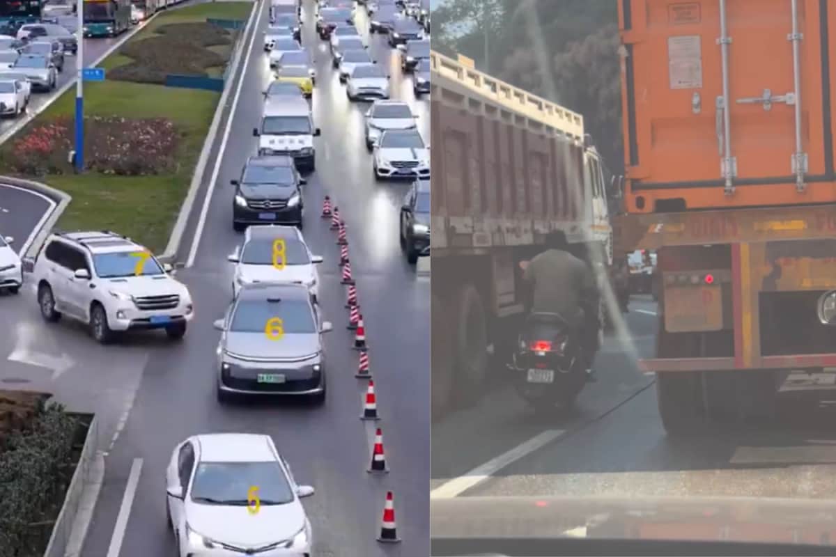 Pune-Mumbai Expressway Chaos Vs China’s Calm Traffic Video Sparks A Debate On ‘Huge Discipline In Drivers’