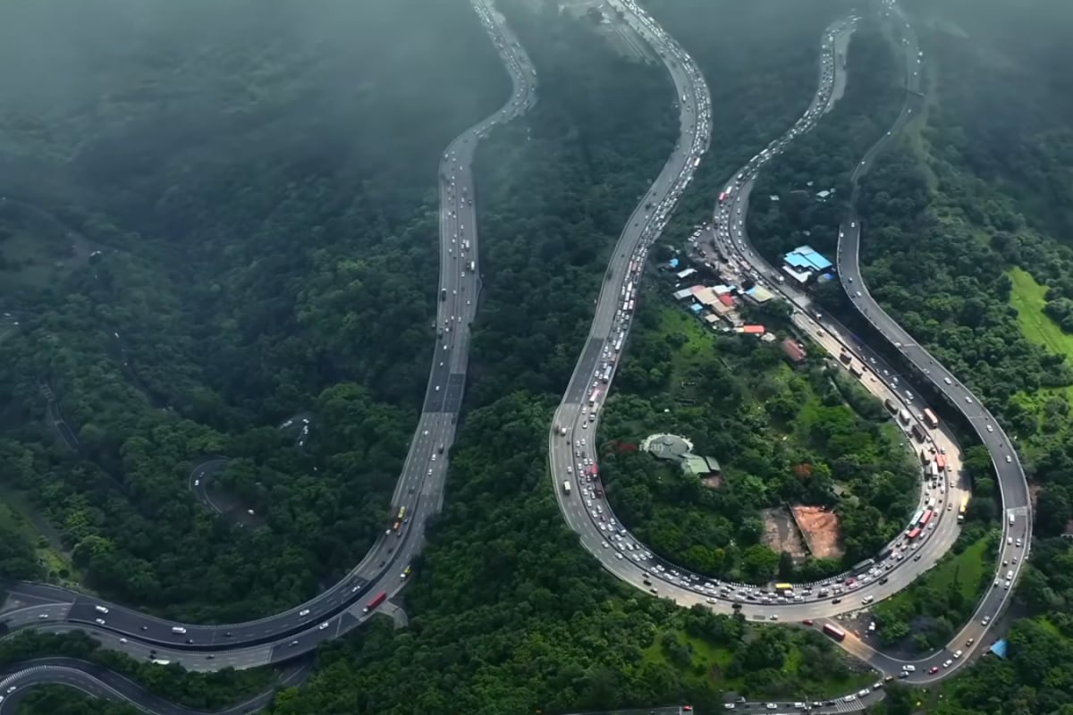 Pune-Mumbai Expressway ‘Missing Link’ Almost Complete, New Photos Show ‘Either Ends Of Bridge Closing In’