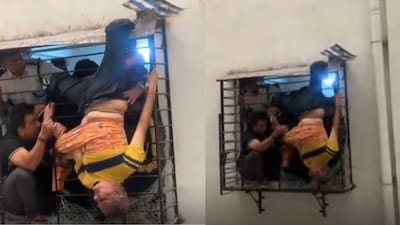 Rescue teams worked carefully and in coordination with locals to save him. (Photo Credits: Instagram)