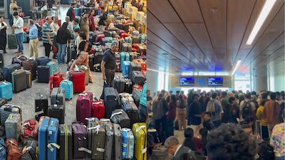 IndiGo cancelled several flights due to new DGCA rules. (Photo Credits: X)