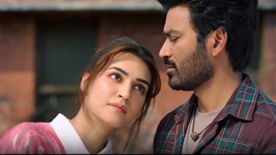 Tere Ishk Mein stars Dhanush and Kriti Sanon. (Photo Credits: Instagram)