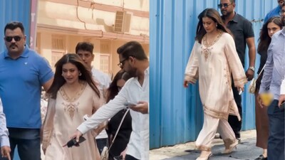 Kajol attended the event with Rani Mukerji. (Photo Credits: Instagram)