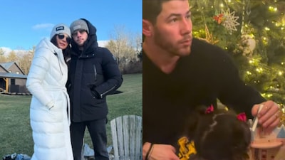 Priyanka Chopra shared a glimpse of her Christmas celebrations.