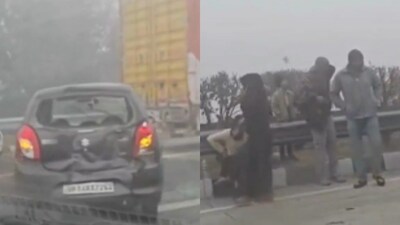 Visuals from Greater Noida (Photo: Screengrab from PTI video)