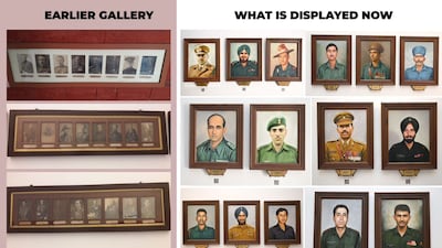 The gallery at Rashtrapati Bhavan stands as a testament to exceptional bravery and supreme sacrifice in the service of the nation. 