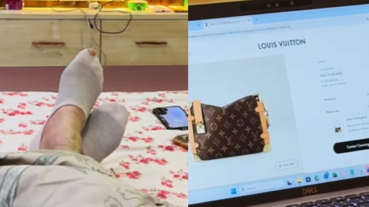 Kolkata Couple's Viral Video Shows Torn Socks and Luxury Bag