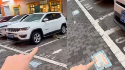 He mentions that there’s no charge for scooter parking.(Photo Credit: Instagram)