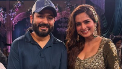 Ayesha Khan shares a picture with Aditya Dhar.(Photo Credit: Instagram)