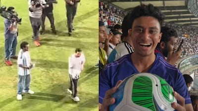 Lionel Messi was in Mumbai on December 14.(Photo Credit: Instagram)