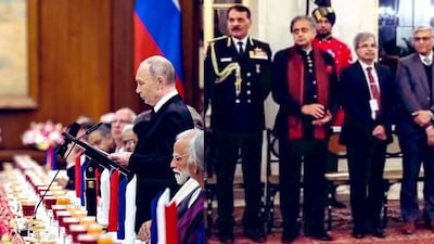 Congress MP Shashi Tharoor said he enjoyed his conversations with many of the attendees (Credits: X/ShashiTharoor)