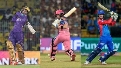 (From left) Quinton de Kock, Steve Smith and Jake Fraser-McGurk (PTI Photo)