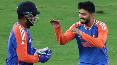 Sanju Samson (left) and Jitesh Sharma (AFP Photo)