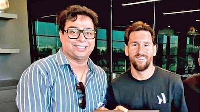 Satadru Dutta was arrested from Kolkata airport after the chaos at Messi's event. (Social media)