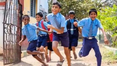 A private school near the Vijayamangalam toll booth in the Erode district has declared a holiday and postponed its half-yearly exam due to Vijay’s public address.