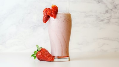 This strawberry milkshake recipe makes for a creamy, dreamy delight