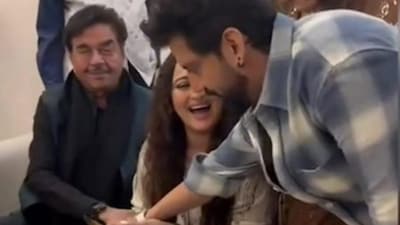 A still from the video shared by Pooja Ruparel.