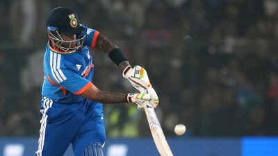 Suryakumar Yadav scored 12 off 11 in Cuttack. (AP Photo)