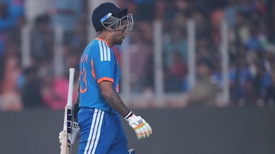 Suryakumar Yadav scored 218 runs in 2025 at an average of 13.62.