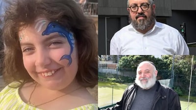 Photo: 10-year-old Mailda (left), Rabbi Eli Schlanger (Top Right) and Reuven Morrison (Right Bottom) were killed in the shooting.