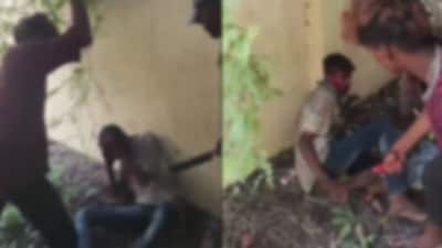 Migrant Worker Critically Injured After Sickle Attack by Minors in Tamil Nadu. (Screengrab from Video)
