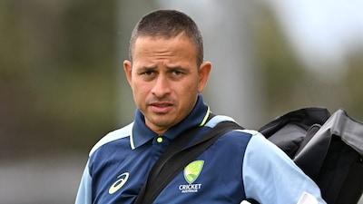 Usman Khawaja's spot as opener is under close scrutiny. (AFP Photo) 