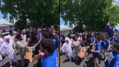 Screengrab from a video circulating on X. (Image: X/@BrianTamakiNZ)